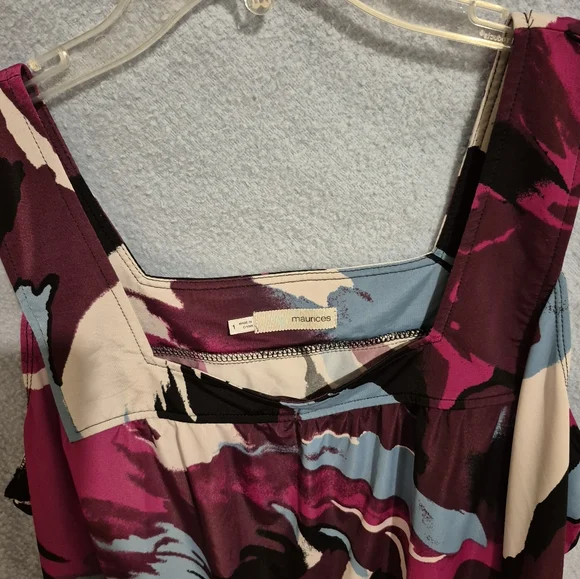 Square Neck Dressy Blouse - Picture 3 of 5